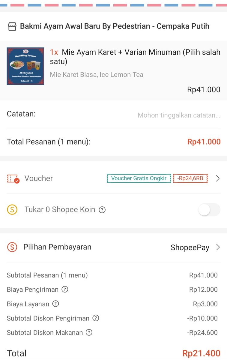 christiyono's tweet photo. Buat warga Salemba, Percetakan Negara, dan sekitarnya, Bakmi ayam awal baru lagi ada promo di beberapa platform. Promo diskon bisa dicek di gambar terlampir, dan kalo mau dine in juga bisa dateng langsung di Pedestrian Coffee. Akun ig : @/bakmiawalbaru &amp; @/pedestrian.coffee https://t.co/n3iyRJkN4L