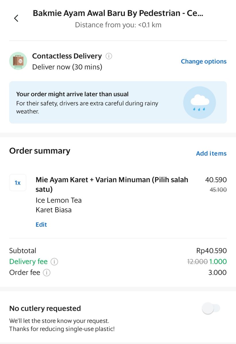 christiyono's tweet photo. Buat warga Salemba, Percetakan Negara, dan sekitarnya, Bakmi ayam awal baru lagi ada promo di beberapa platform. Promo diskon bisa dicek di gambar terlampir, dan kalo mau dine in juga bisa dateng langsung di Pedestrian Coffee. Akun ig : @/bakmiawalbaru &amp; @/pedestrian.coffee https://t.co/n3iyRJkN4L