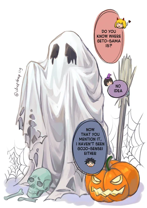 Happy Halloween 🥳🥳🥳

#satosugu #五夏 #夏五 #夏油傑 #五条悟 