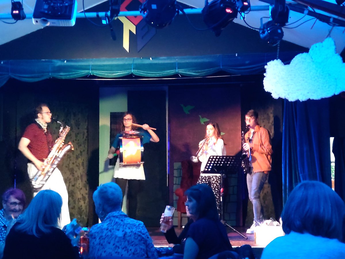 PudBand's tweet photo. 📸 dump of our charity gig last weekend at @ontheedgehull thanks for having us, what a great night!! #streetband #yorkstreetband #sax #trumpet #gig #drums #band #york https://t.co/OC1QfwCzln