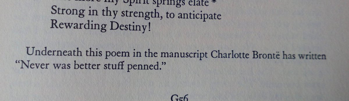 GrahamWatson73's tweet photo. Proof the Honresfield library has potential to re-write cultural knowledge? Emily Bronte's unseen poetry manuscripts show a comment always thought to have been made by Charlotte Bronte about Emily is actually in Emily Bronte's handwriting... 
#bronte #savethehonresfieldlibrary https://t.co/EaktGIzp60
