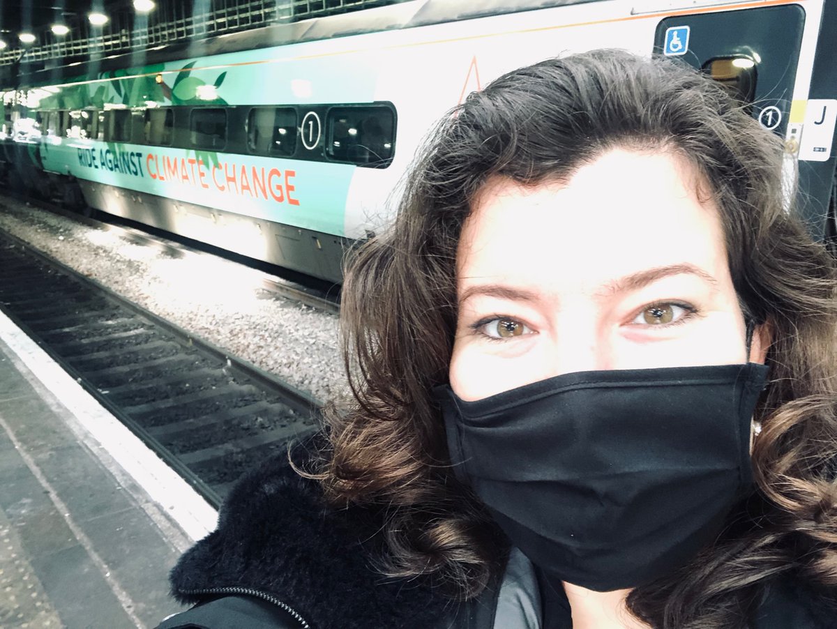 Safely arrived in Glasgow at #COP26 with #railtocop “ride against climate change” train from Rotterdam #adaptnow