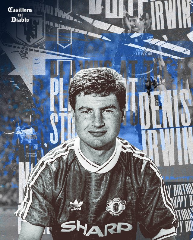    Happy Birthday to former United player Denis Irwin.  