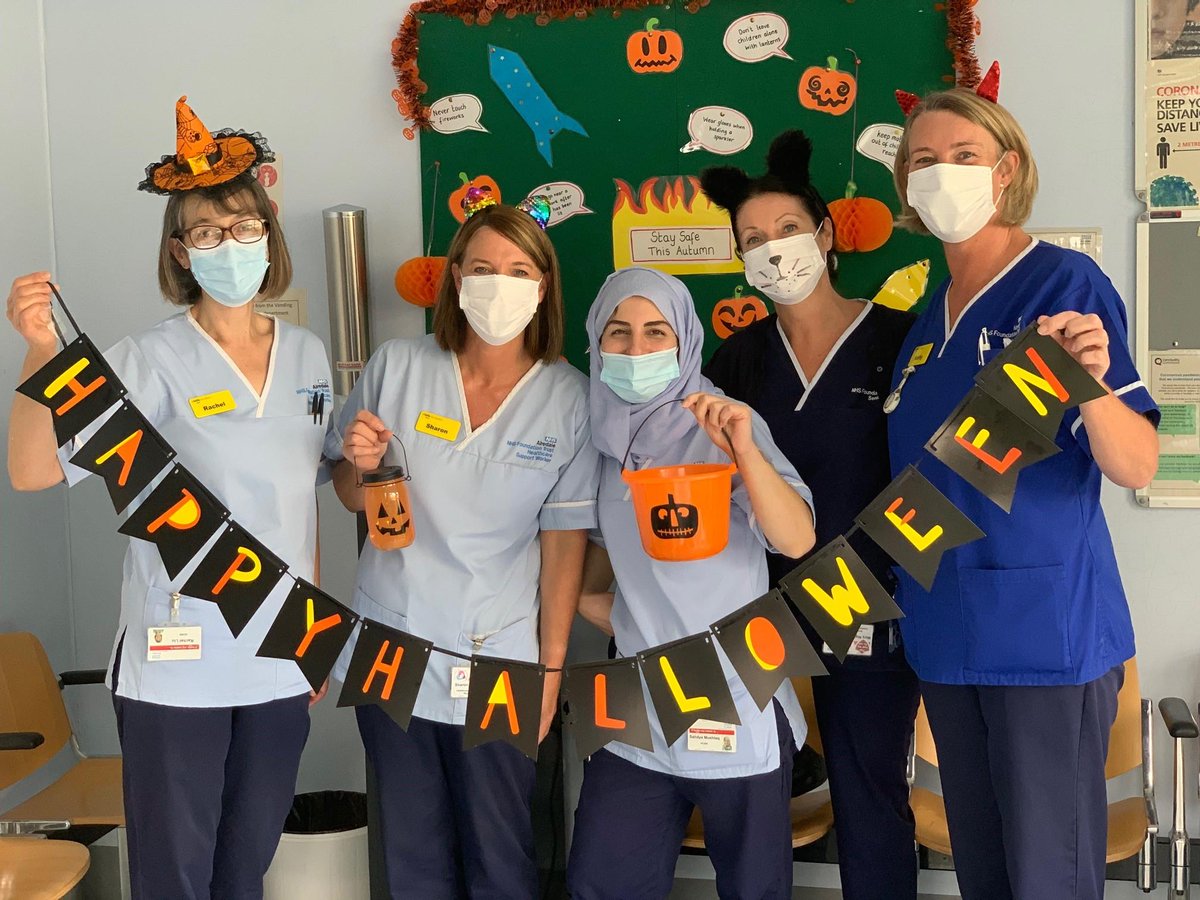 Happy Halloween to all our children and young people!

- From the Children's Outpatients and Outreach team 🎃