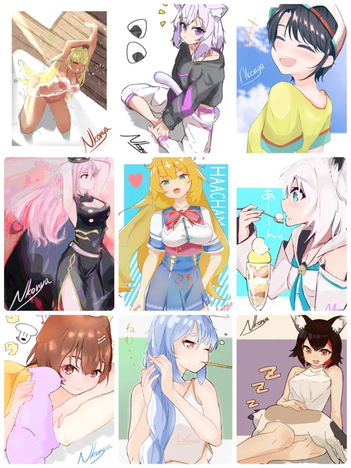 #今月描いた絵を晒そう 
めちゃくちゃいっぱい描いた!!

学べたことも沢山あったから、来月もいっぱい描くぞ〜(*'˘`*) 