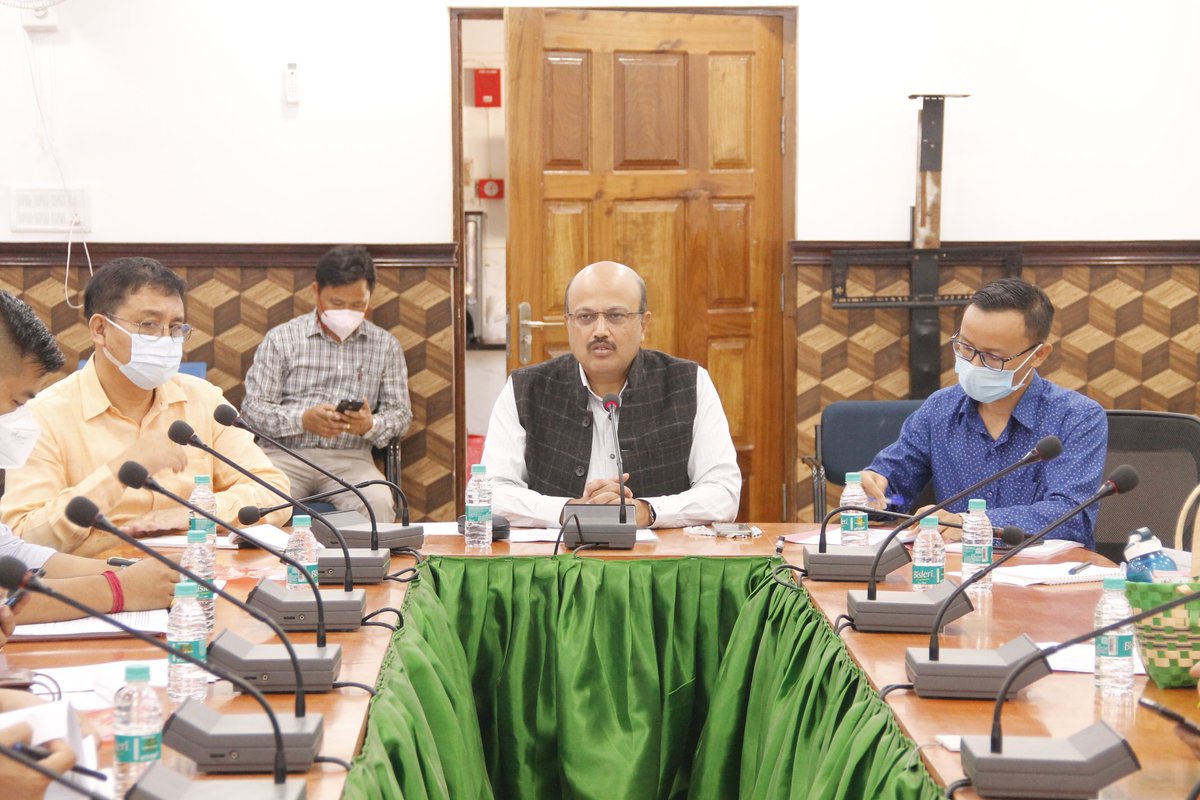CeoManipur's tweet photo. Political Party meeting chaired by @RajeshAgrawal94, CEO, Manipur, held on 30th October, 2021 in connection to the Special Summary Revision, 2022.
#ECI #ElectionCommissionOfIndia #CEOManipur #SVEEP #GoRegister #VoterRegistration #SSR20 https://t.co/SFDgPgPzyf