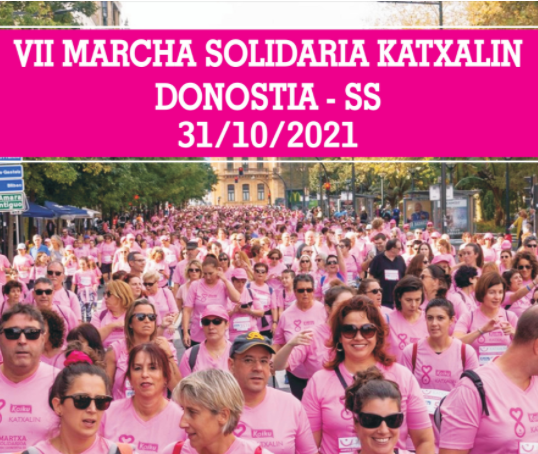 🏃‍♀️🏃🏃‍♂🏃‍♀️💟Una marea rosa recorre las calles de Donostia  por todas las mujeres con cáncer de mama  🏃‍♀️🏃🏃‍♂️🏃‍♀️💟

ℹ️👇👇👇
gipuzkoasolidarioa.wpcomstaging.com/2021/10/30/la-…

<a href="/KatxalinBergara/">Katxalin Bergara</a> <a href="/katxalin1/">Asociacion Katxalin</a> <a href="/KATXALINELKARTE/">ASOCIACION KATXALIN</a> 
<a href="/DonostiakoUdala/">Donostiako Udala</a> 
#MarchaKatxalin2021