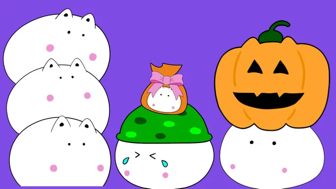こんばんは🐈🌙
今週も1週間お疲れ様でした🎵

ハロウィン反省会
「ごめんね🐈🎃💦」
#イラスト #ハロウィン 
#ハロウィンイラスト 
#ハロウィンイラスト展示会2021 