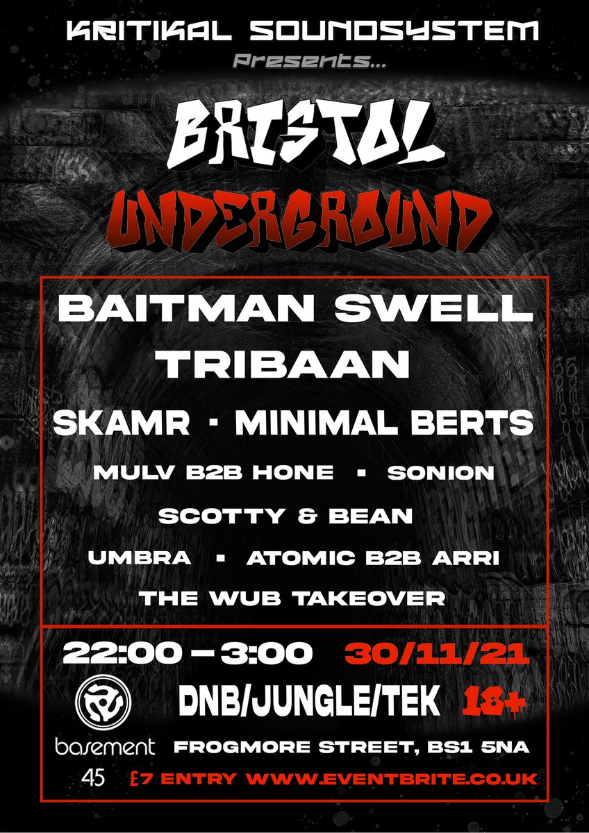 Catch us bringing the flavaas at <a href="/Basement45/">Basement 45</a> on the 30th next month 🔥 #bristol