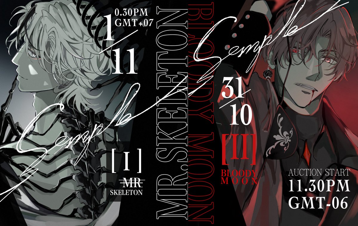 AKI_RBSPACE's tweet photo. Happy Halloween guy! 🩸🩸🩸
Passing by to inform about my Halloweens Adoptable Event!

They’ll be posted and available for join by tomorrow 
1 November 2021 00.30 PM [GMT+07]
31 October 2021 11.30 PM [GMT -06] https://t.co/lLAsGUWXA3