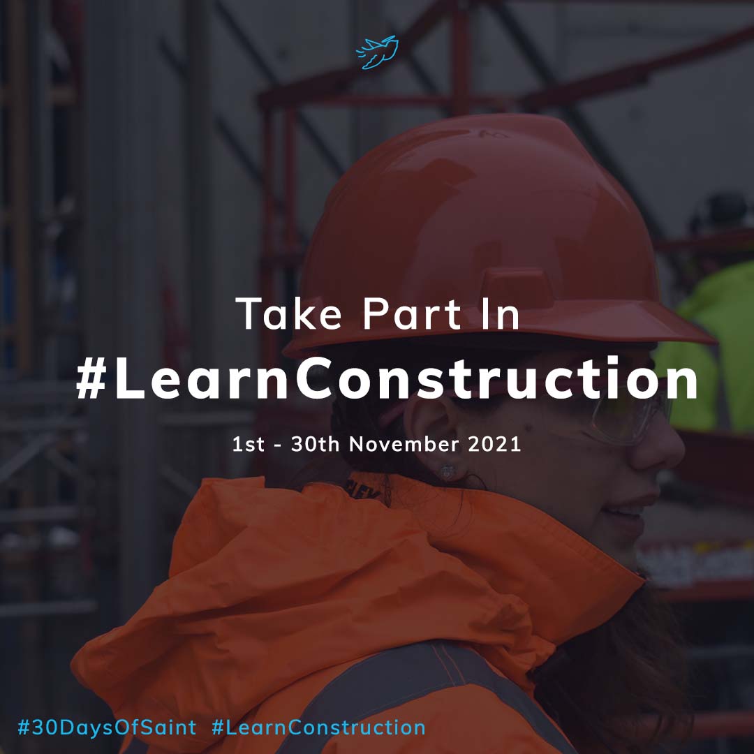 Saint_FG's tweet photo. Starting TOMORROW! Take part the #LearnConstruction challenge with us by posting any sort of content every single day of November! 

Don't forget to use:
#LearnConstruction
#30DaysOfSaint 

Good Luck 🎉 https://t.co/S9CFTnUB6g
