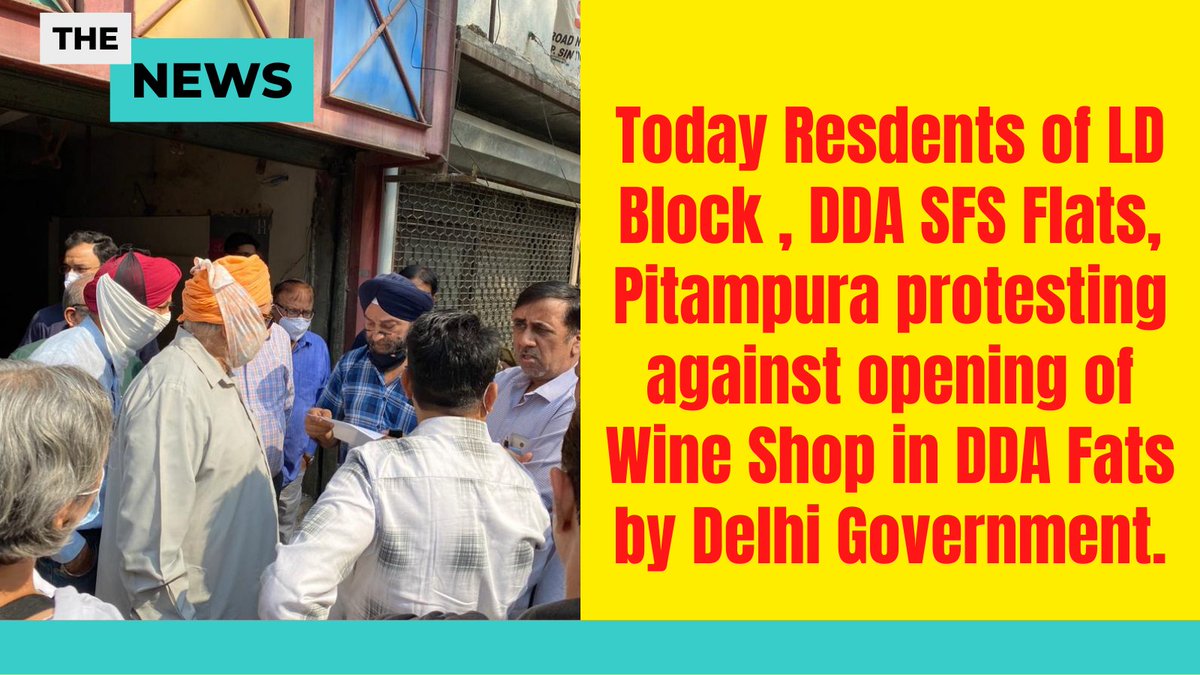 smittal_ips's tweet photo. As a concerned Citizen, I request @ArvindKejriwal &amp; @msisodia to cancel wine shop licence in DDA Flats as it' ld endanger the sanctity &amp; peace of residential flats affecting 180 families including students &amp; women. An enquiry may also be ordered.
@LtGovDelhi @CPDelhi @India_NHRC https://t.co/lGrHyNQPsJ