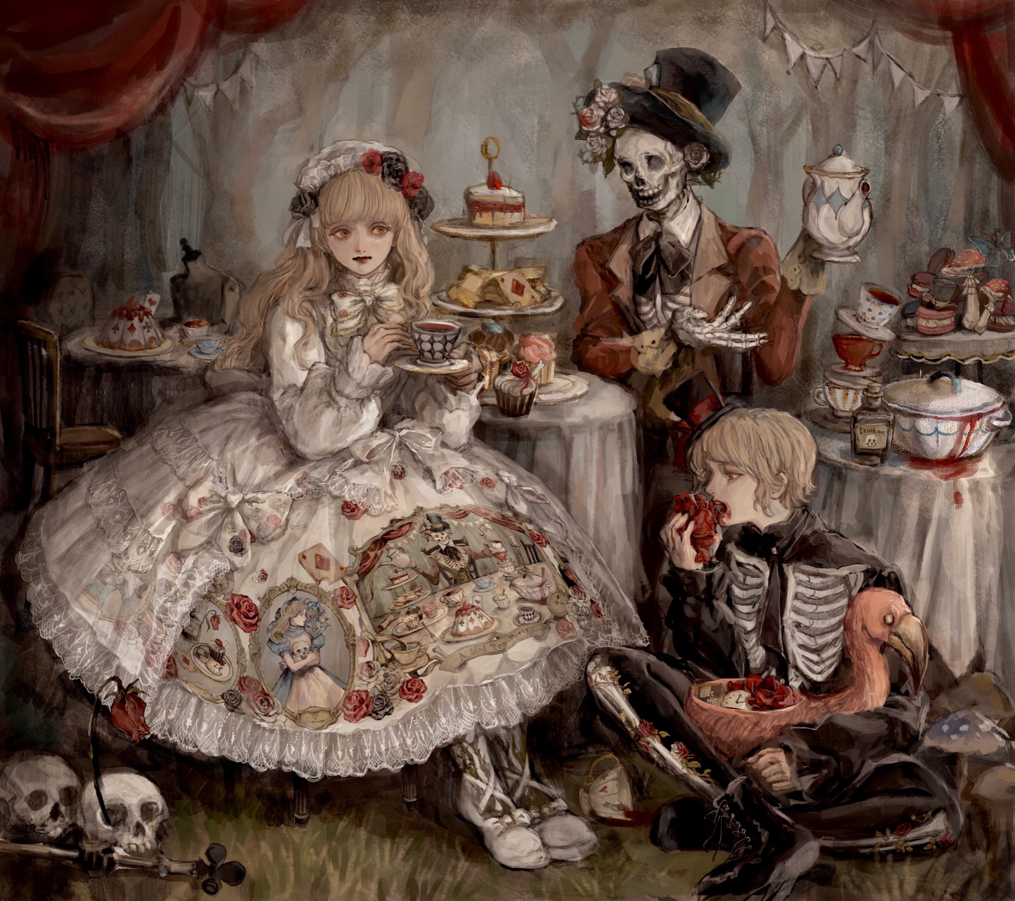 Madhatter's Tea Party ・まくら くらまコラボ ドレス paymentsway.co