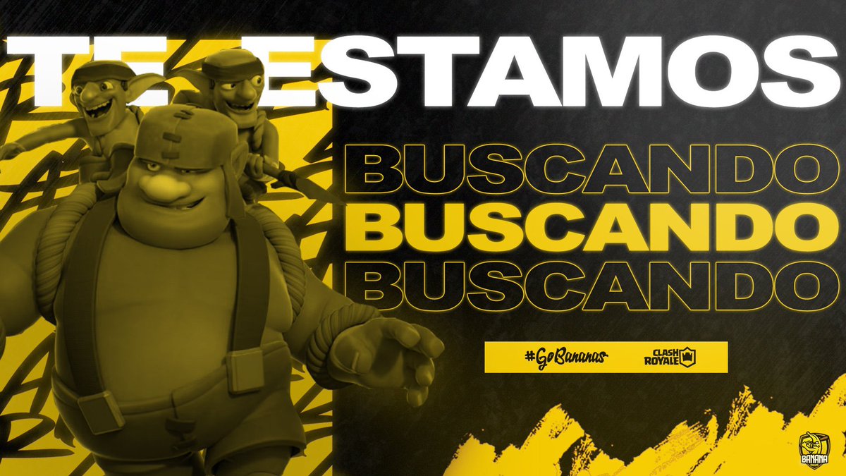 #CLASHROYALE | #Tebuscamos

Tras el cierre de nuestro rooster de Clash Royale estamos en busca de un rooster completo
Buscamos:
🔸Manager

🔸5 jugadores

Ofrecemos:

🔸Acceso a todas las ligas de pago

🔸Royale Pass

Para más información MD📩