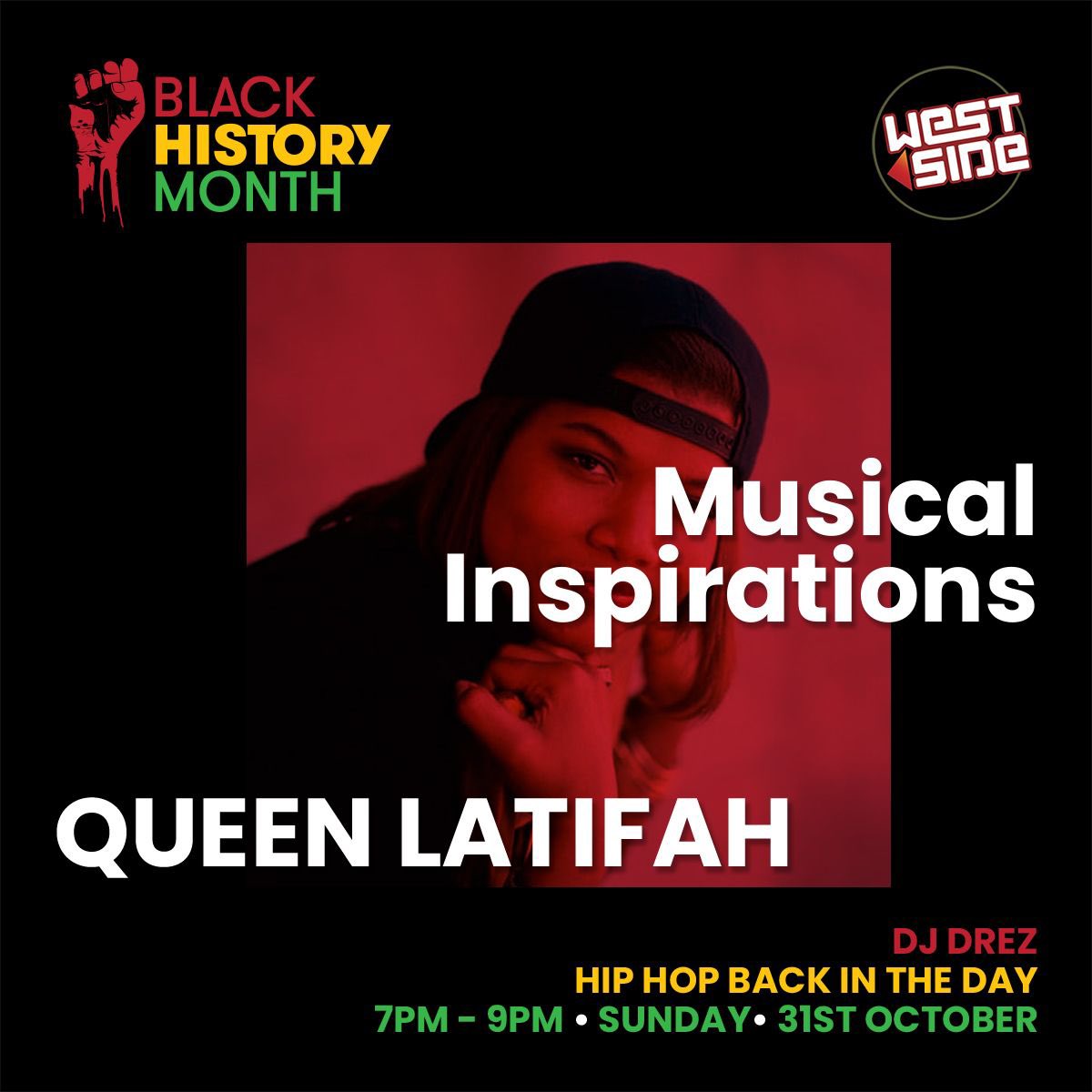 HHBITD's tweet photo. Later tonight on @thisiswestside catch myself #Drez & #DJFlex for the #hhbitdshow π₯ #hiphop #boombap
Weβre dropping a tribute mix for the great @queenlatifah ππΎππΎβ‘οΈβ‘οΈ https://t.co/jiWn71vzn8
