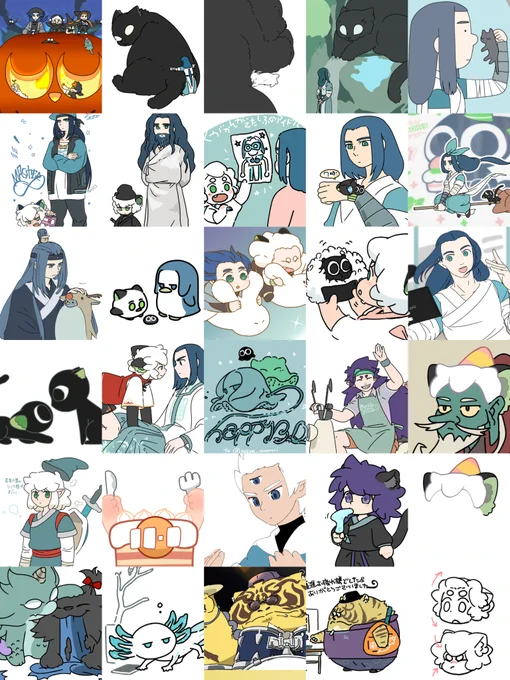 #今月描いた絵を晒す #今月描いた絵晒そう 