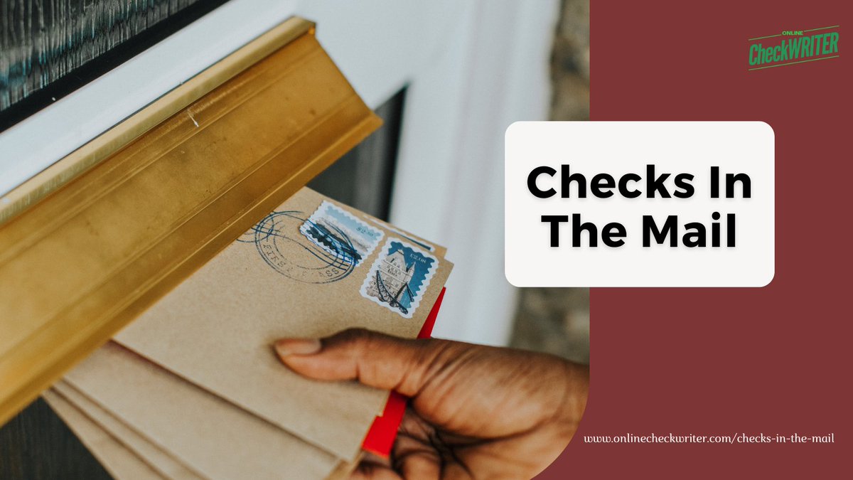 webcheckwriter's tweet photo. https://t.co/VZBeGPBeCa

Create checks online and send checks by mail using Online Check Writer. We print your checks on high-quality stock papers and ship your checks to your payee via USPS just for $1, including postage charges.

#ChecksInTheMail #PrintChecksOnline #SendByMail https://t.co/ZVKN86abPF