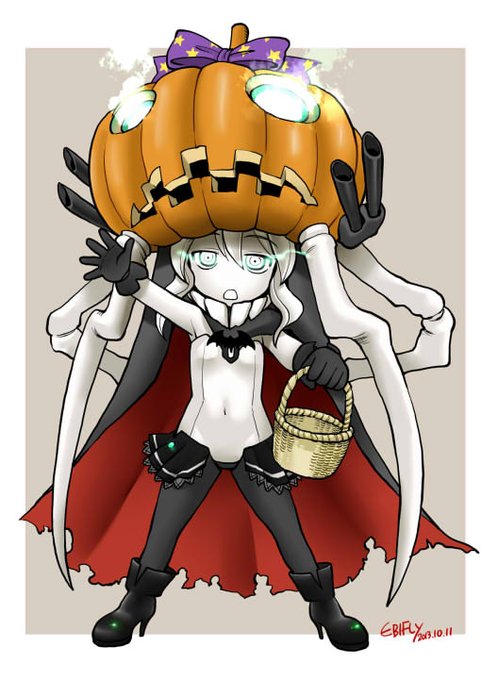 むかーし描いたハロウィン絵だヲ 