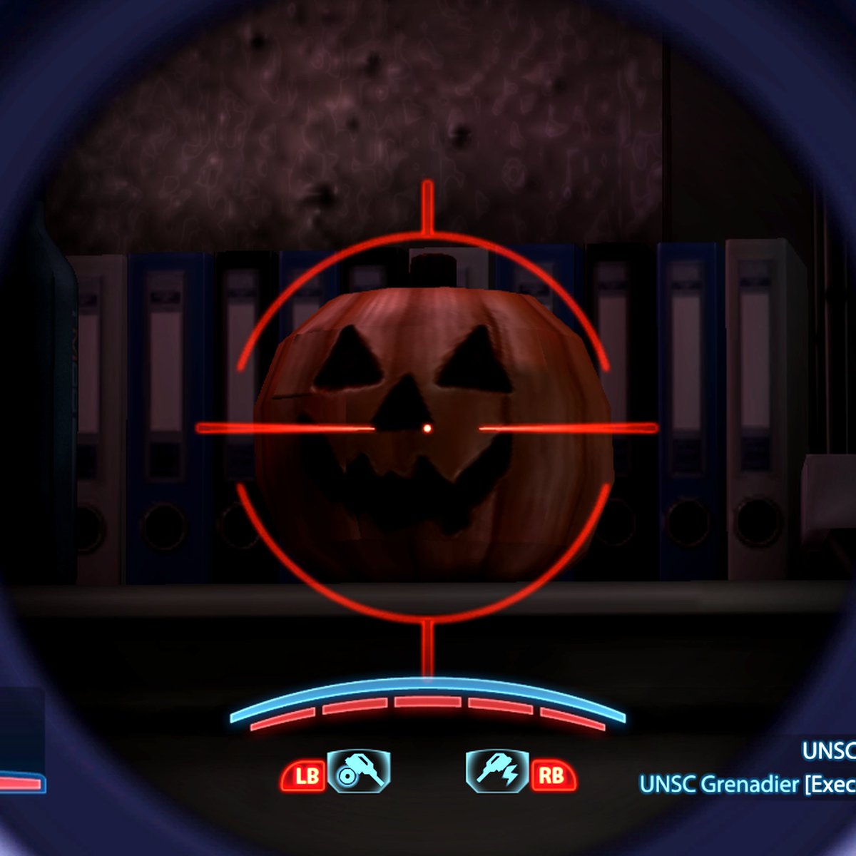 happy halloween to the jack-o-lantern in mass effect 3 multiplayer specifically