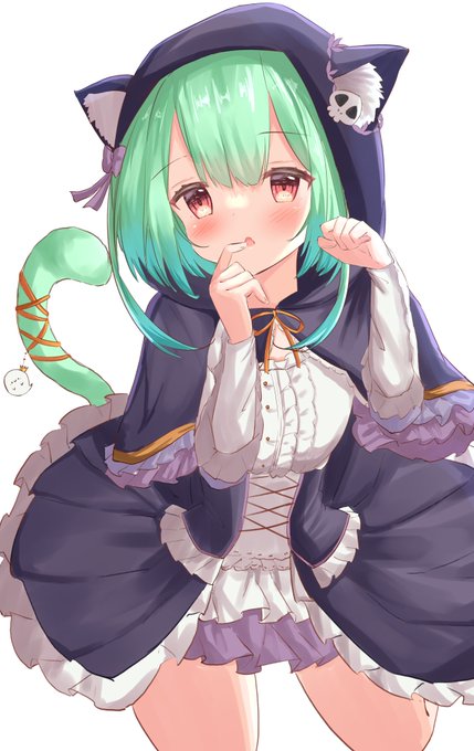 ハロウィン衣装のるしあちゃん👻🐾
#絵クロマンサー 