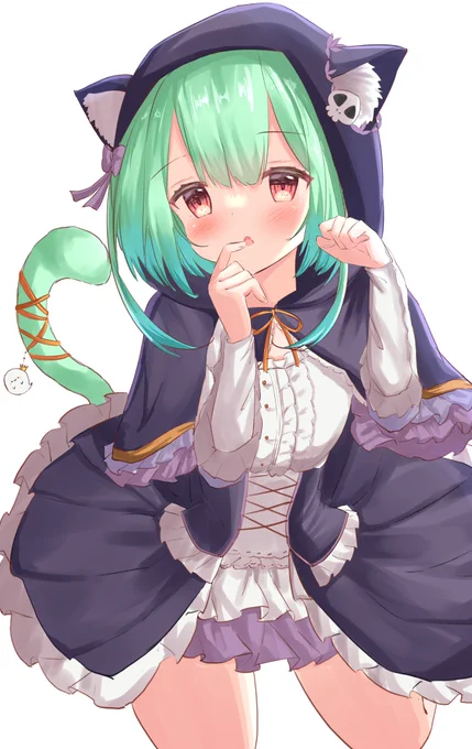 ハロウィン衣装のるしあちゃん👻🐾
#絵クロマンサー 