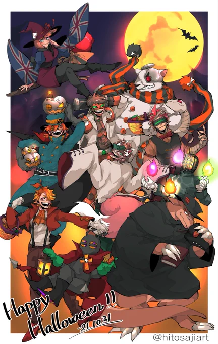 『トリックオアトリート‼︎お菓子をくれなきゃ悪戯(全力)するぞ〜〜🎃🍬🍩💥💥💥』 