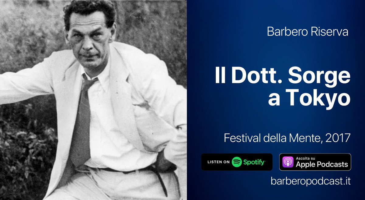 barberopodcast's tweet photo. 📣 BARBERO RISERVA: SORGE

Il prof. Barbero racconta la straordinaria storia di Richard Sorge, giornalista tedesco, conosciutissimo ed iscritto al partito nazista, che negli anni ‘30 spiò Germania e Giappone da Tokyo per conto di Stalin. 
 
#podcast #barbero https://t.co/QoIuN5jp5W