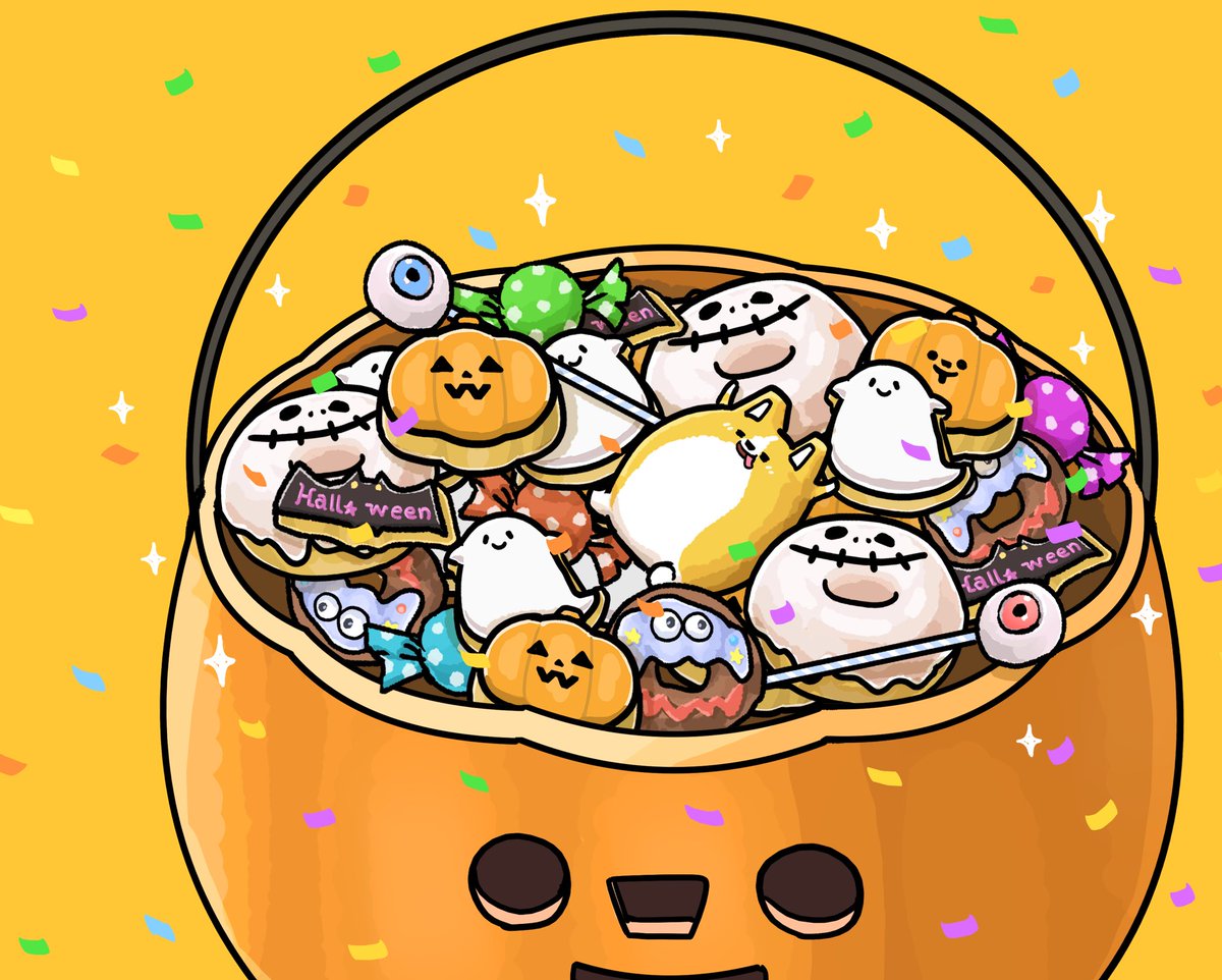 まだまだお菓子募集中のコギャ ハッピーハロウィン ハロウィンイラスト つじもと コラボシール11 30までのイラスト まだまだお菓子募集中のコギャ ハッピーハロウィン ハロウィンイラスト つじもと コラボシール11 30までのイラスト