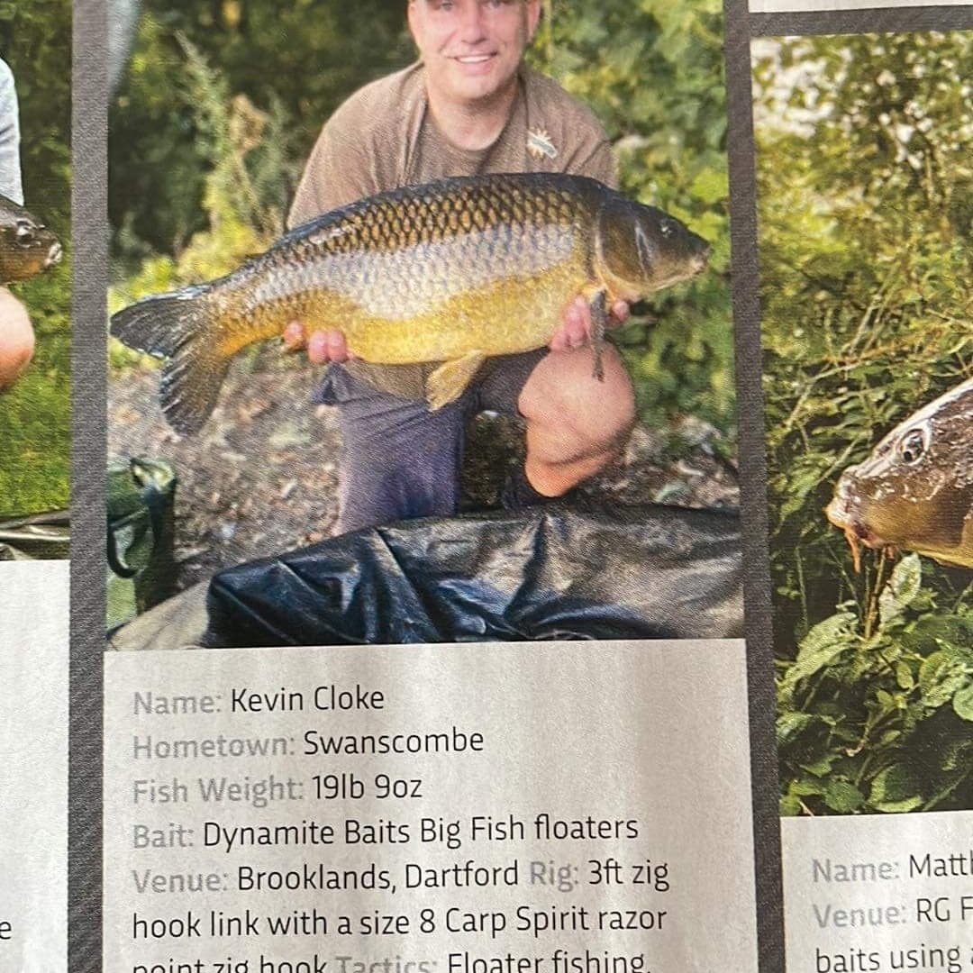kevincloke's tweet photo. Always nice to see your self in the carp mags Dynamite Baits CarpSpirit UK #hitandruns https://t.co/QWXflqDW1Z
