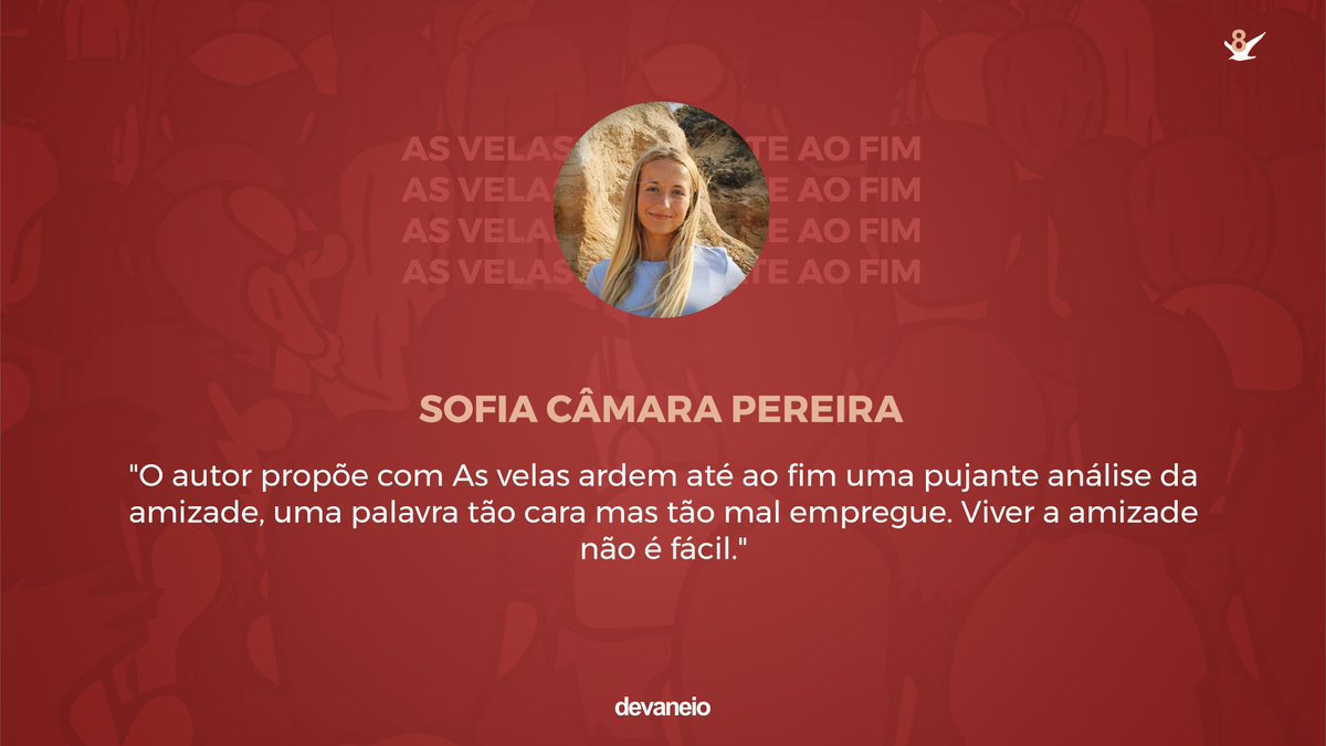 revistadevaneio's tweet photo. 8⃣👇
Sofia Câmara Pereira in devaneio 8.
A devaneio estará disponível no mês de novembro.
#dev8 https://t.co/4iR5BQSVLE