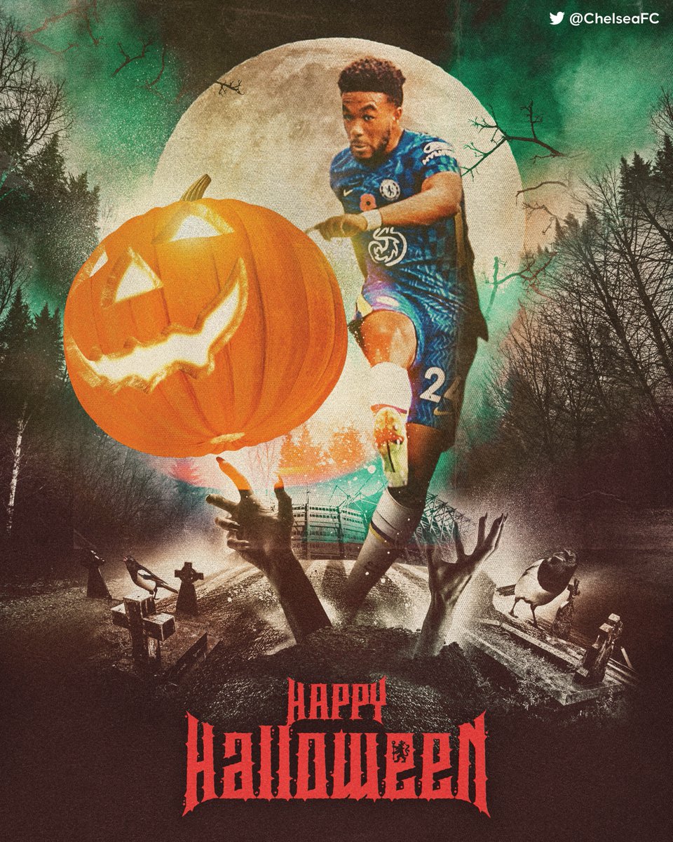 ChelseaFC's tweet photo. Happy Halloween, Blues. 🎃😁 https://t.co/e8CRw4TLZf