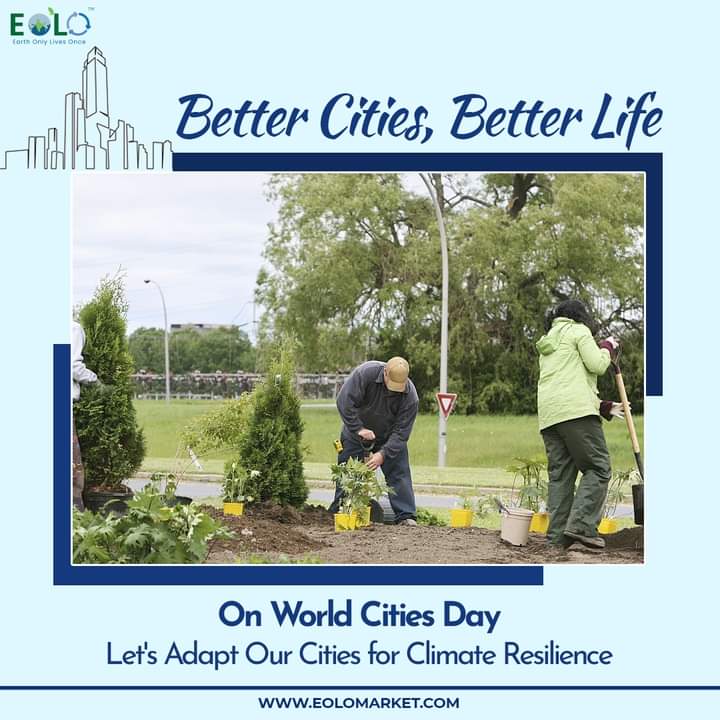 EoloOnce's tweet photo. Happy World Cities Day

So many of our cities are declining rapidly with huge plastic waste, vanishing wetlands, pathetic air quality, reducing green cover and underground water.

#worldcitiesday2021 https://t.co/NLL8yVZucE