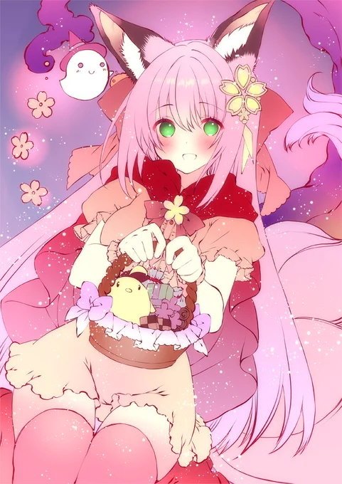 指揮官さん、皆さんから頂いたお菓子を一緒に食べませんか?(*˘︶˘*).。.:*♡らふ(*˘︶˘*).。.:*♡#アズールレーン #花月 