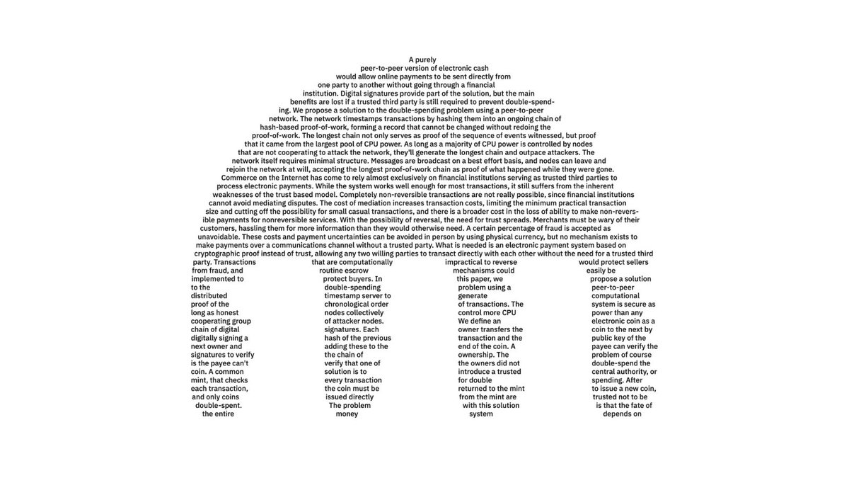 🐙🎂 Today is the 13th anniversary of the #Bitcoin white paper! In 2008  Satoshi Nakamoto shared the white paper, unleashing a decentralized  protocol that would shape the future of digital finance. 📄