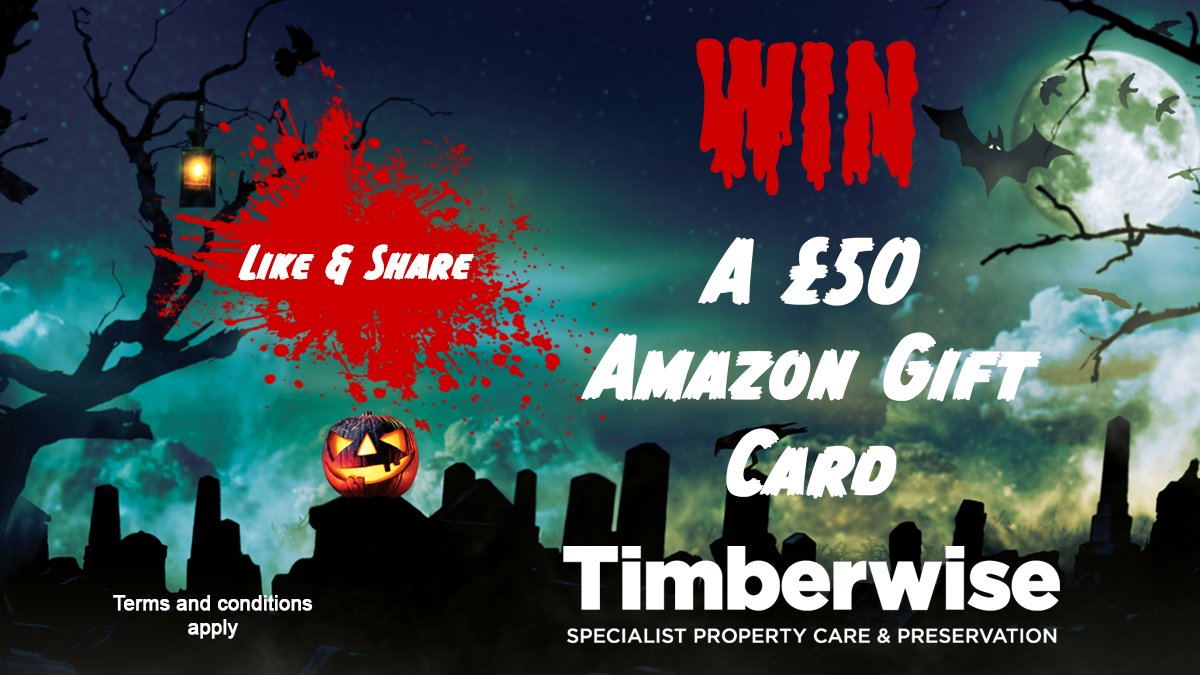 Timberwise's tweet photo. Don't forget, today is your last chance to enter our #Halloween #Prize draw #Giveaway! 🦇🎃👻🦇

To #win all you need to do is like and share this post, and follow our profile. 

Winners are going to be drawn tomorrow, so good luck! https://t.co/eUF5CpPXO8