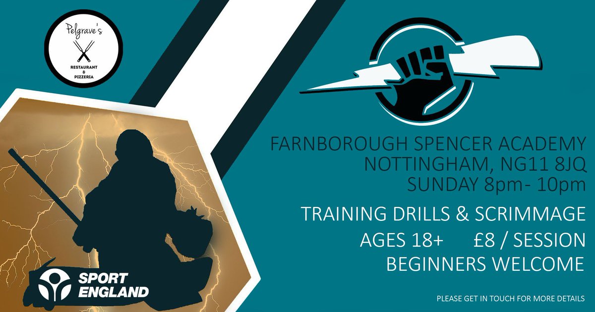 Fancy 2hrs of Ball Hockey this evening? Why not pop down to Farnborough Academy between 8-10pm!