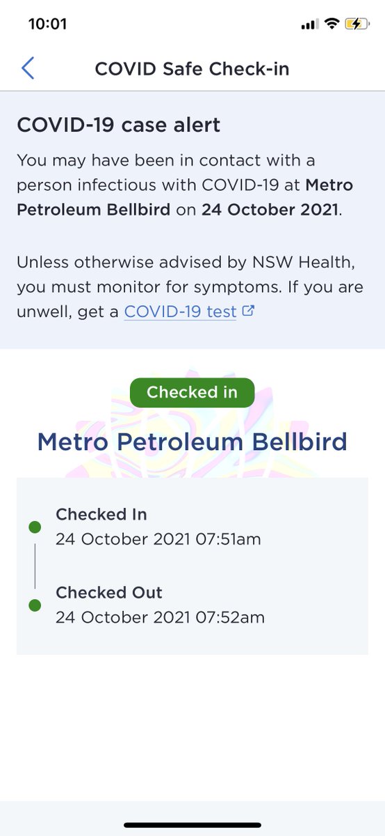 Beefy80's tweet photo. @HNEHealth no mention of this as an exposure site but I’m told to monitor for symptoms? 
What’s the deal with this? https://t.co/VPg6JnIQC8