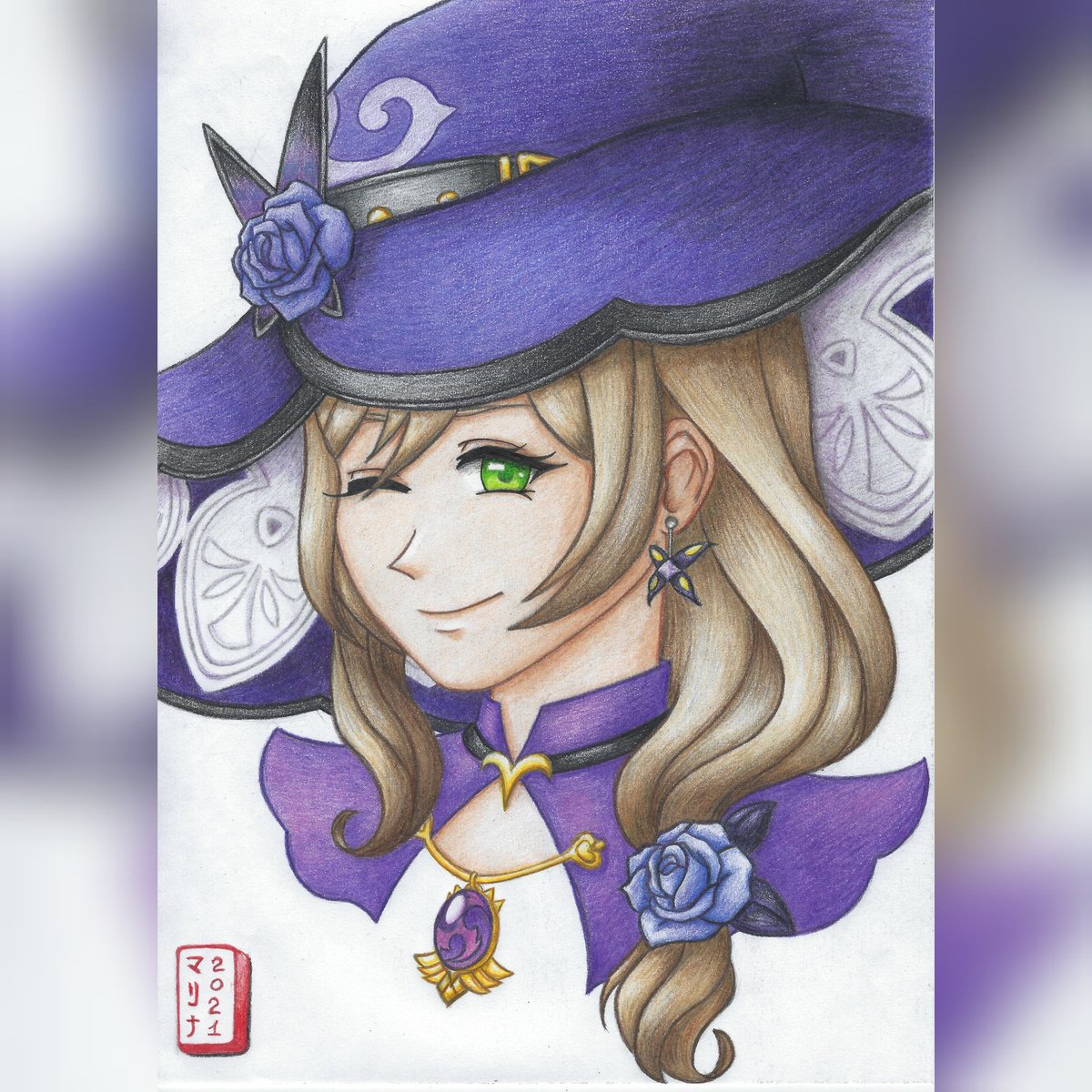 CitricThink's tweet photo. Here's a practice of Lisa from #GenshinImpact for you!
#halloween2021 #ThinkCitric
#genshinimpactfanart #witch #lisaminci #sundayvibes
Happy Halloween! ๐ ๐น๐โจ https://t.co/K5oFkyfNgb