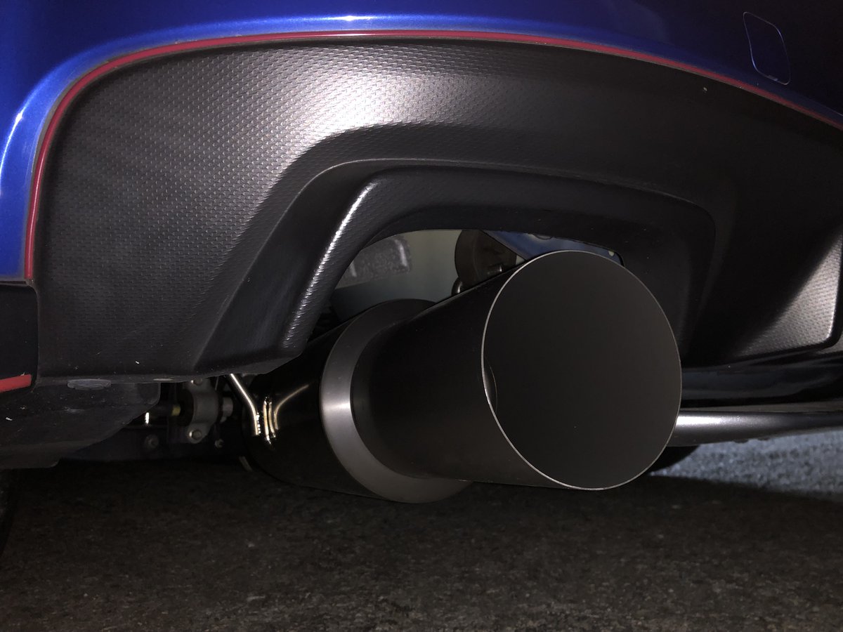 近藤エンジニアリング　極フルチタンマフラー WRX STI (VAG) S4 WRX S4 VAGに 極フルチタンマフラーです！ 今日はGC8インプレッサに 極