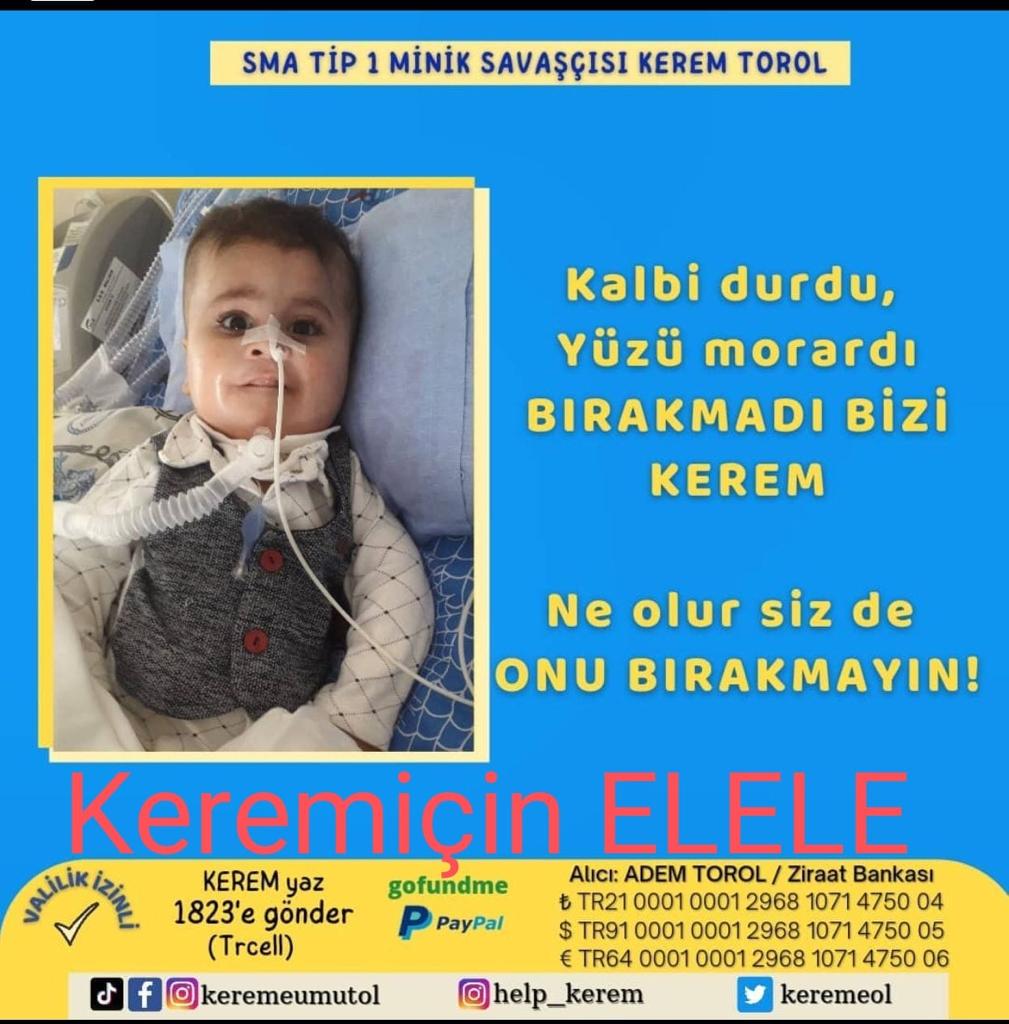 O savaşıyor ve bizim desteğimize ihtiyacı var..

Haydi dostlar birlikte bu bebeğimizi de tedaviye yollayabiliriz 🙏❤️

Keremİçin ELELE