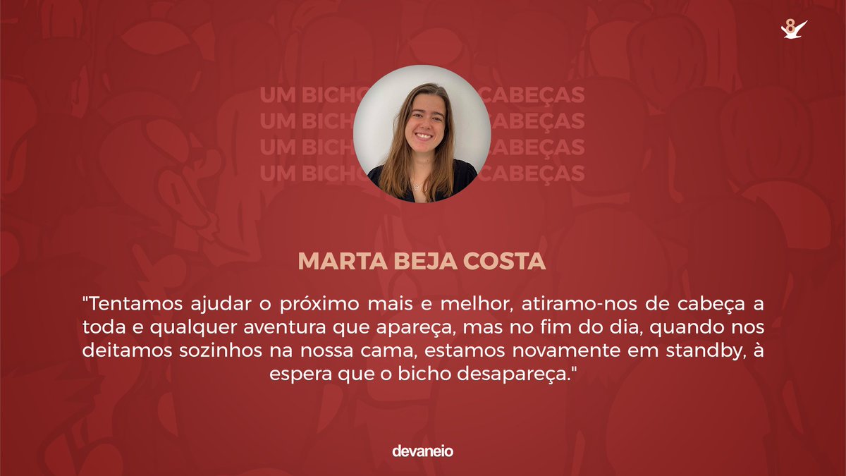 revistadevaneio's tweet photo. 8⃣👇
Marta Beja Costa in devaneio 8.
A devaneio estará disponível no mês de novembro.
#dev8 https://t.co/Ej1r9hJOmk