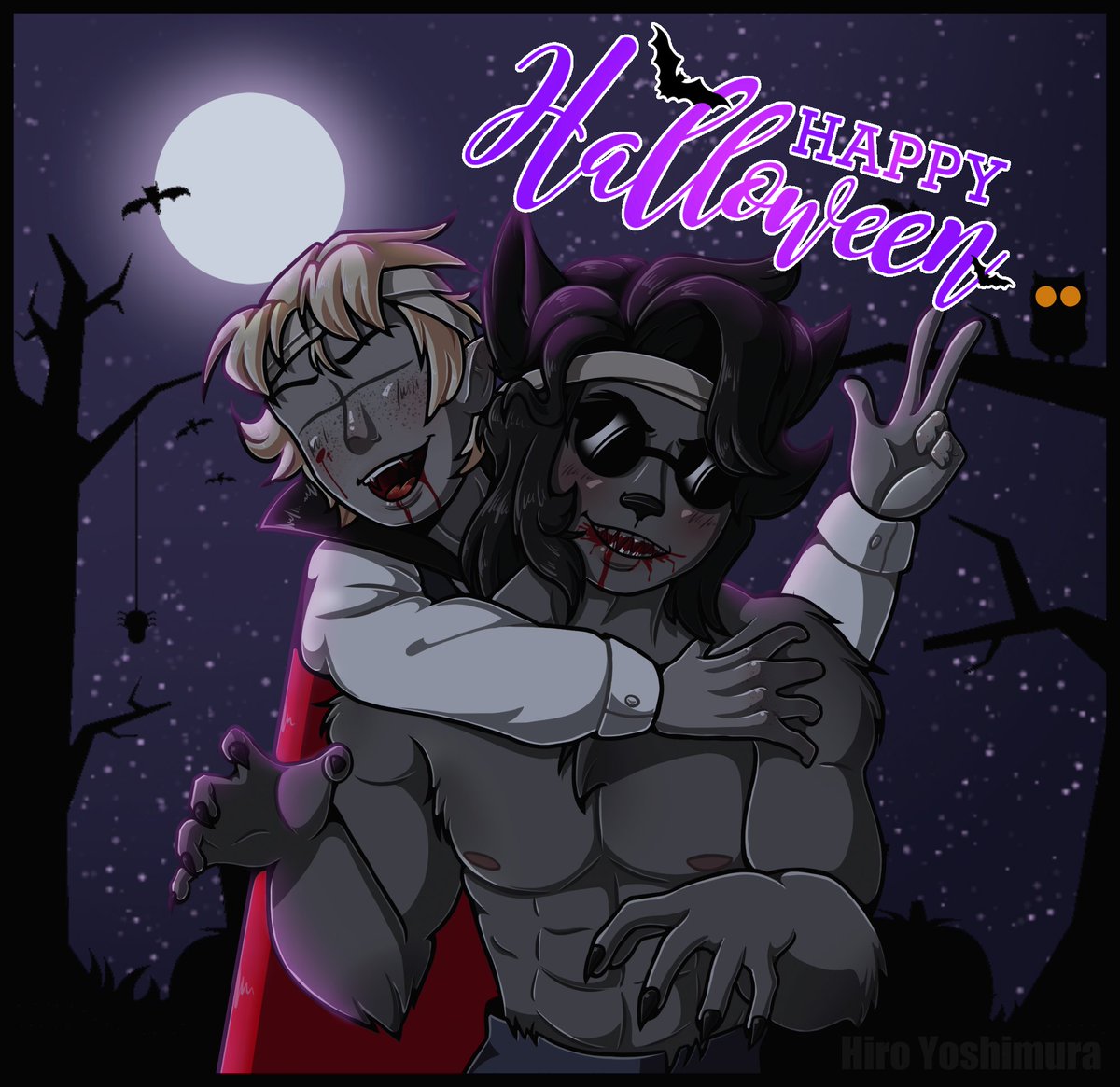 hiro_yoshimura0's tweet photo. I'm not dead, I just found a job. Although the work has been successfully killing me since the first days. And now... Happy Halloween!🎃🎃🎃 (I tried to draw something on the weekend.)

 #madnesscombat #madnesscombatdeimos #madnesscombatsanford #deimos #sanford https://t.co/EqICO8gNxK