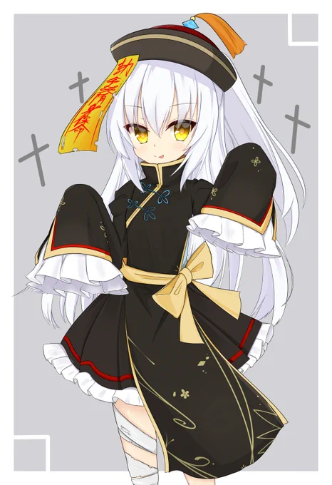 シロタエギク
#フラワーナイトガールイラスト #花騎士 