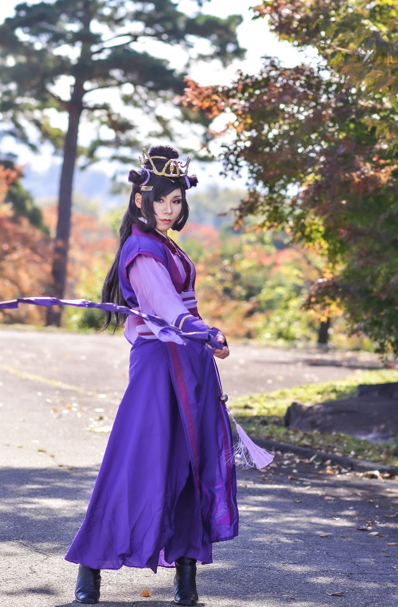 Amazon.co.jp: 魔道祖師 虞紫鳶 コスプレ衣装+ウィッグCosplay
