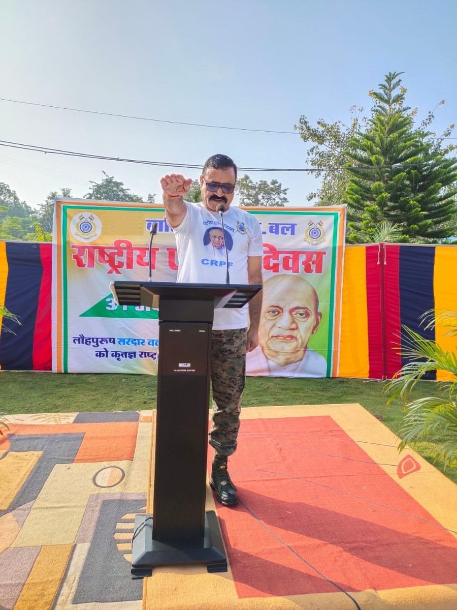 ops_dig's tweet photo. #RashtriyaEktaDivas 
On the birth anniversary of the Iron Man of India, Dig Ops Range Bijapur celebrate his strong will and leadership that resulted in  'One unified India'.
#NationalUnityDay https://t.co/nSfgbQq1mm