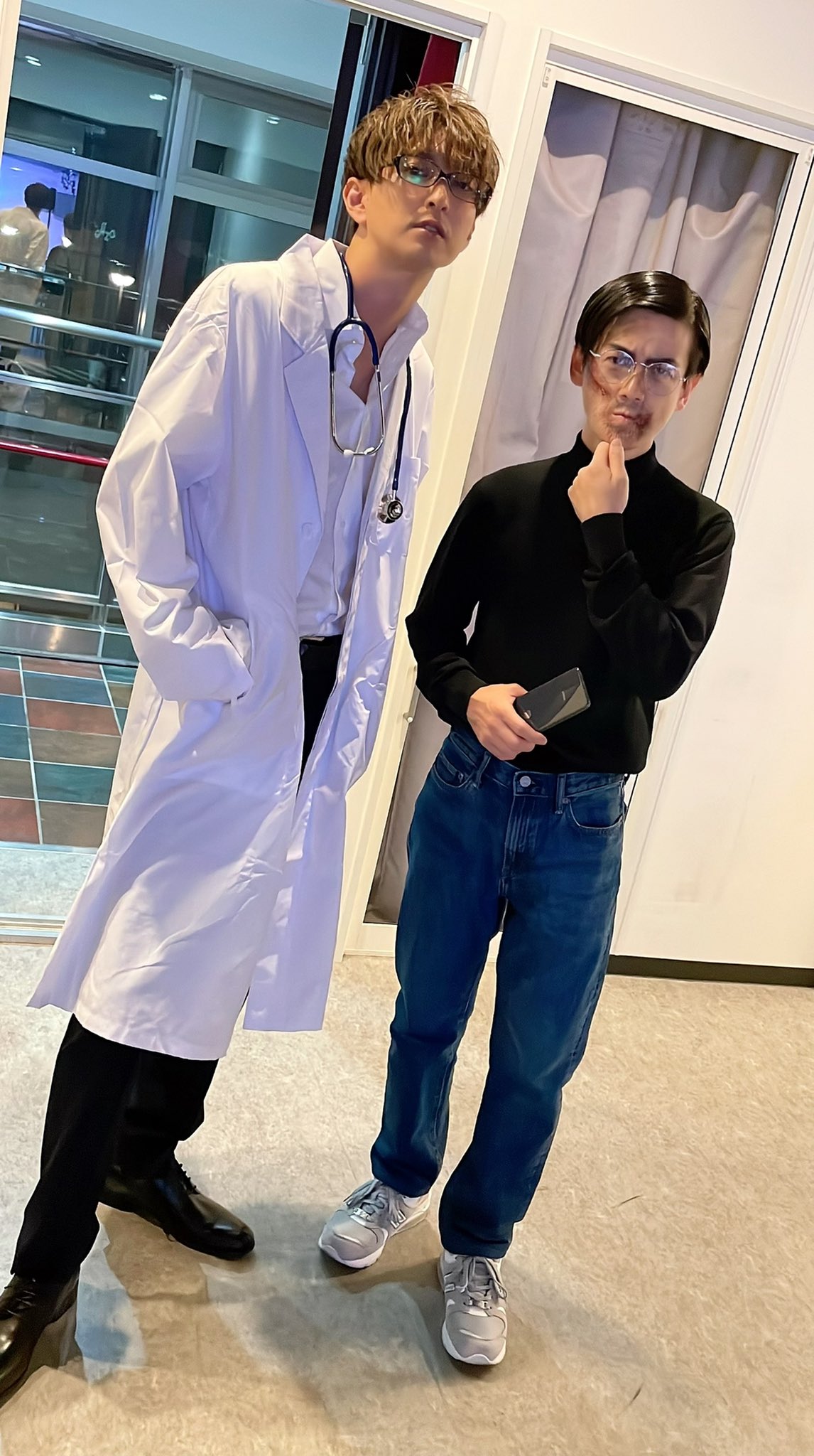 吉岡佑 ハッピーハロウィン 医者 こんな医者いない と 安島のスティーブジョブス 意外と完成度高いと思う笑 いい ハロウィンを T Co 8oxjmlbc5p Twitter