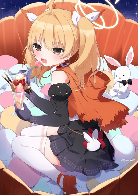 ハロウィン風ヨシミちゃん
#ブルアカ 