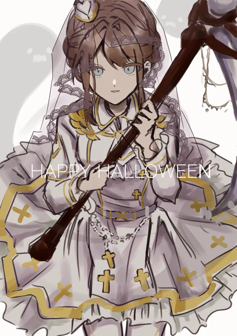 Knightsのホラハロ衣装風あんずちゃん👻🎃 🍭🍬 