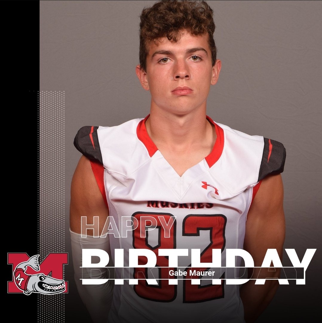 Happy Birthday to freshman wide receiver Gabe Maurer!!