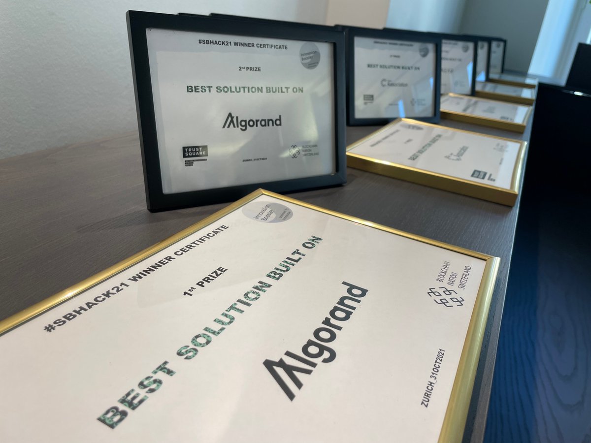 ryanRfox's tweet photo. Judging for #SBHACK21 is underway. @Algorand providing $20,000 USD in awards. Thanks to all the teams building #FutureFi on Algorand. https://t.co/UsbWYPLFzE